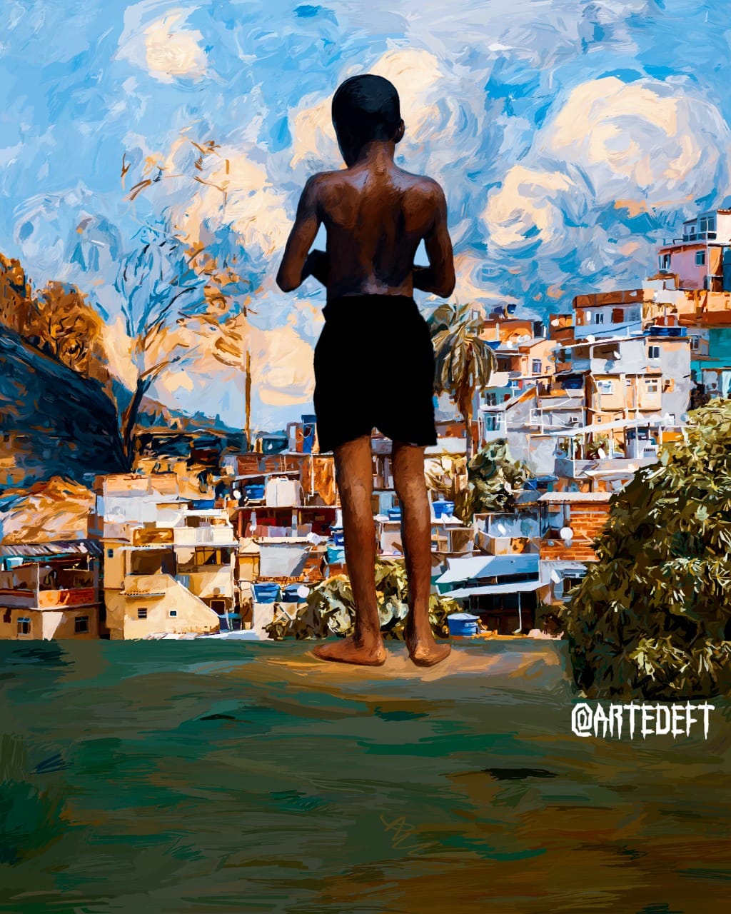 O som dos nossos ancestrais ecoa ali...