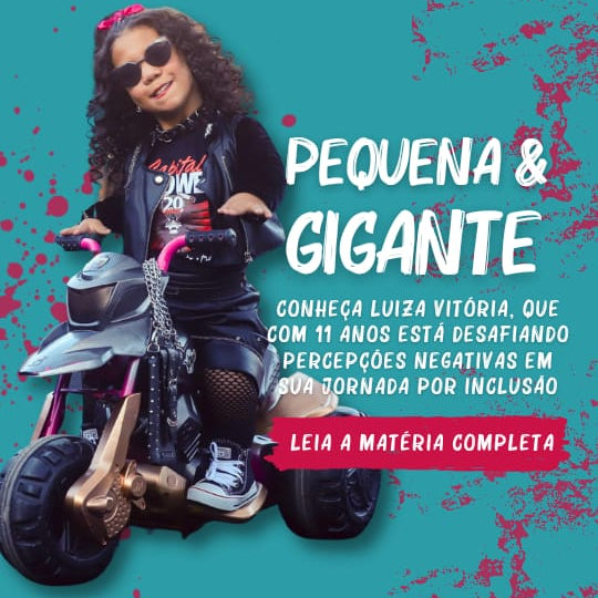Traços de inclusão: LUIZA VITÓRIA
